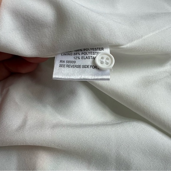 Gianni Bini Tropical Palm Leaf Print Flowing Mini Dress, Size Small - Picture 8 of 11